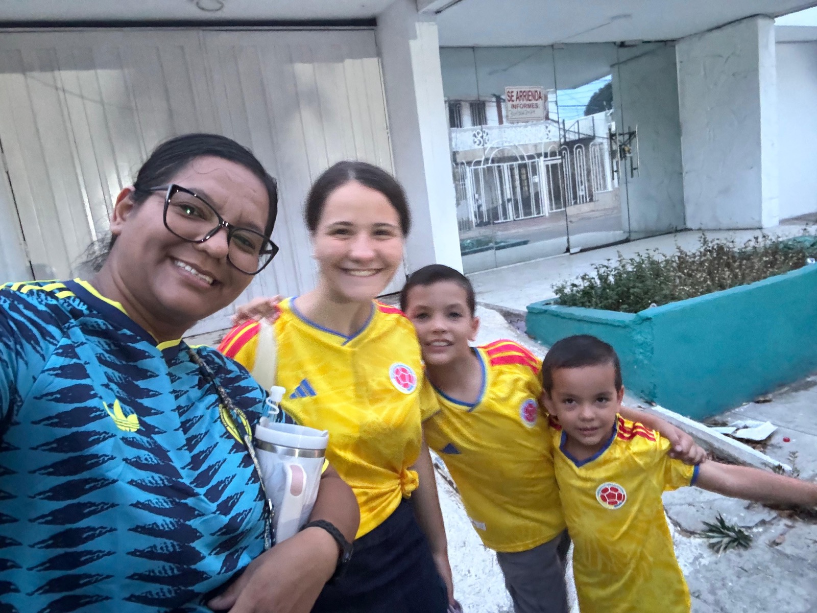 The Goodall family in Colombia