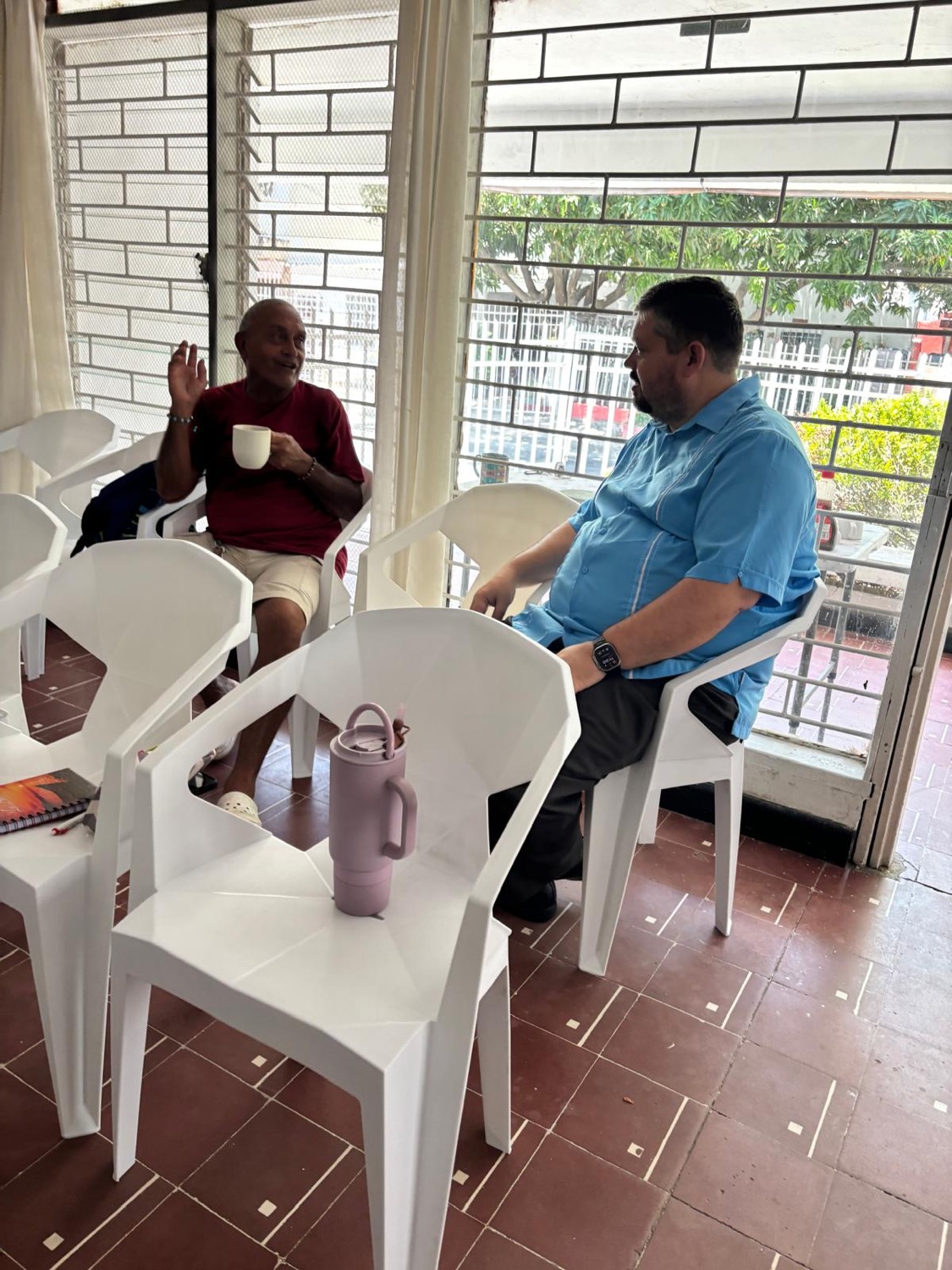 Fellowship and coffee after a church service
